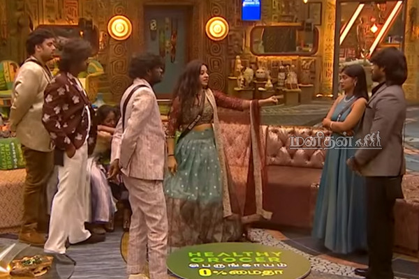 Bigg Boss: அதிரடியாக கொடுக்கப்பட்ட ரெட் கார்டு... குற்ற உணர்ச்சியில் காலில் விழுந்த கம்ருதின் | Bigg Boss Vijay Sethupathi Red Card Kamru Apology Bigg Boss: அதிரடியாக கொடுக்கப்பட்ட ரெட் கார்டு... குற்ற உணர்ச்சியில் காலில் விழுந்த கம்ருதின் | Bigg Boss Vijay Sethupathi Red Card Kamru Apology