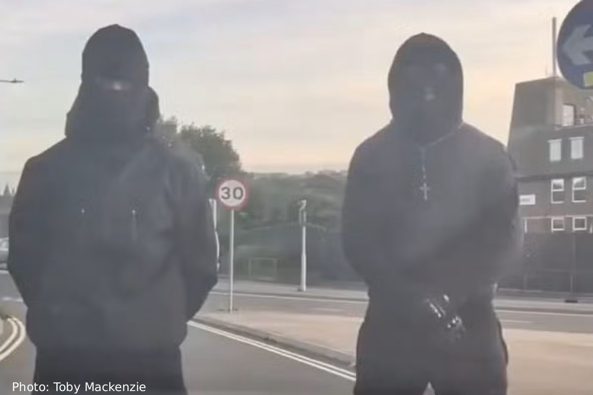 Masked men stop access to Dover port Masked men stop access to Dover port