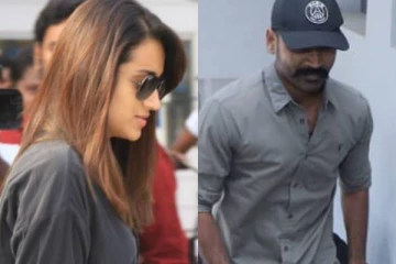 மாமியார் இருக்கும் போதே தியேட்டரில் நடிகை திரிஷாவுடன் தனுஷ்!! வைரலாகும் புகைப்படம்..