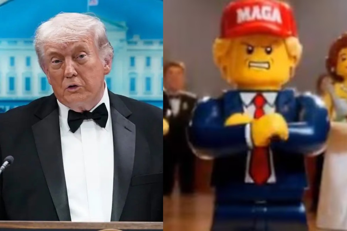 டிரம்பை கிண்டல் செய்யும் ஈரான்: லெகோ பொம்மையுடன் நையாண்டி பாடல்: வைரலாகும் வீடியோ | Iran Mocks Trump With Lego Video