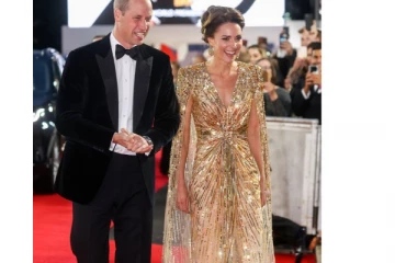 தங்க நிற கவுனில் பேரழகியாய் ஜொலித்த பிரித்தானியா இளவரசி: வைரல் புகைப்படங்கள்