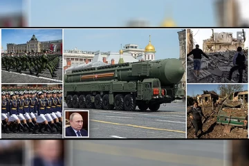 லண்டனையோ நியூயார்க்கையோ சில நிமிடங்களுக்குள் தாக்கக்கூடிய பயங்கர அணு ஏவுகணைகள்... ரஷ்ய தெருக்களில் அணிவகுப்பு ஒத்திகை