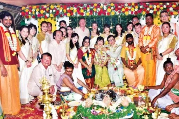 தமிழ்நாட்டிற்கு வந்து இந்து முறைப்படி திருமணம் செய்த தைவான் காதல் ஜோடி