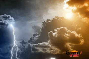 අද ගිගුරුම් සහිත වැසි,අකුණු සමඟ කැලඹෙන කාල ගුණයක්