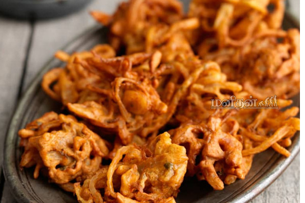 ரிச் ஓட்டல் சுவையில் வெங்காய பஜ்ஜி செய்யனுமா? இந்த 4 பொருட்கள் இருந்தாலே போதும்! | Onion Bhaji Recipe