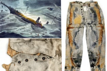 மூழ்கிய கப்பலில் இருந்து மீட்கப்பட்ட உலகின் பழமையான ஜீன்ஸ்: பெரும் தொகைக்கு விற்பனை