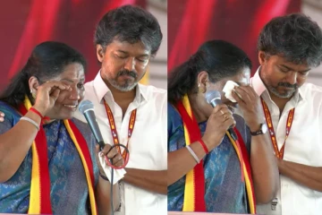 ரொம்ப கேவலமா பேசுறாங்க - முதல்வர் விஜய் முன் கண்கலங்கிய வேட்பாளர் சத்யபாமா