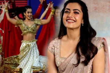 கரகாட்டக்காரன் கனகாவாக மாறிய ராஷ்மிகா- தலையில் என்ன வைத்திருக்கிறார் பாருங்க