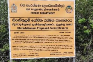 முல்லைத்தீவில் சுமார் இரண்டாயிரம் எக்டயர் நிலப்பரப்பு வனப்பாதுகாப்பு திணைக்களத்தின் வசமானது (Photo)