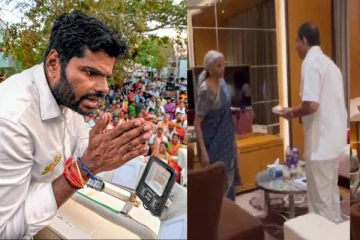 அன்னபூர்ணா உரிமையாளரிடம் மன்னிப்பு கேட்ட அண்ணாமலை