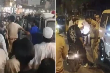 அதிக சவுண்ட் எழுப்பிய புல்லட் சைலன்ஸர்.. தடுத்த போலீசை நடுரோட்டில் இளைஞர் செய்த சம்பவம்!