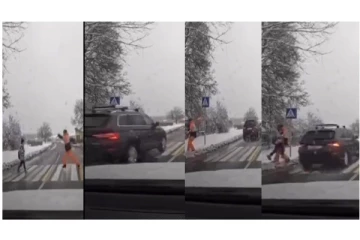 ஒரு நொடியில் சிறுவனின் உயிரை காப்பாற்றிய ரியல் ஹீரோ... - வைரலாகும் அதிர்ச்சி வீடியோ...!