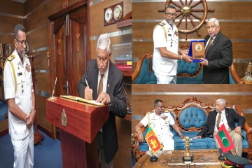மாலைதீவு உயர்ஸ்தானிகரை சந்தித்த இலங்கை கடற்படைத் தளபதி