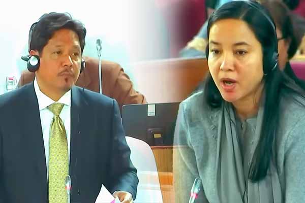 சட்டமன்றத்தில் கணவன்- மனைவி! முதலமைச்சரை கேள்வி கேட்ட பெண் MLA | Meghalaya Chief Minister Wife Question