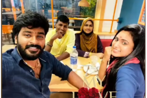 திருமணத்தை அறிவித்த சீரியல் நடிகர் நவின் - கண்மனி! குவியும் வாழ்த்து | Actor Naveen Kanmani Sekar Announce Marriage