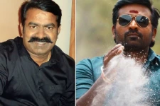 நடிகர் விஜய்சேதுபதி படத்தில் சீமானை சித்தரிப்பது போல் இடம்பெற்ற காட்சி குறித்து பிரபல நடிகர் விளக்கம்!