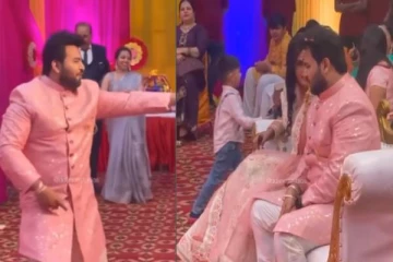 திடீரென எழுந்து மேடையில் மணமகன் செய்த செயல்! திழைத்துப்போன மணப்பெண்; வைரல் வீடியோ