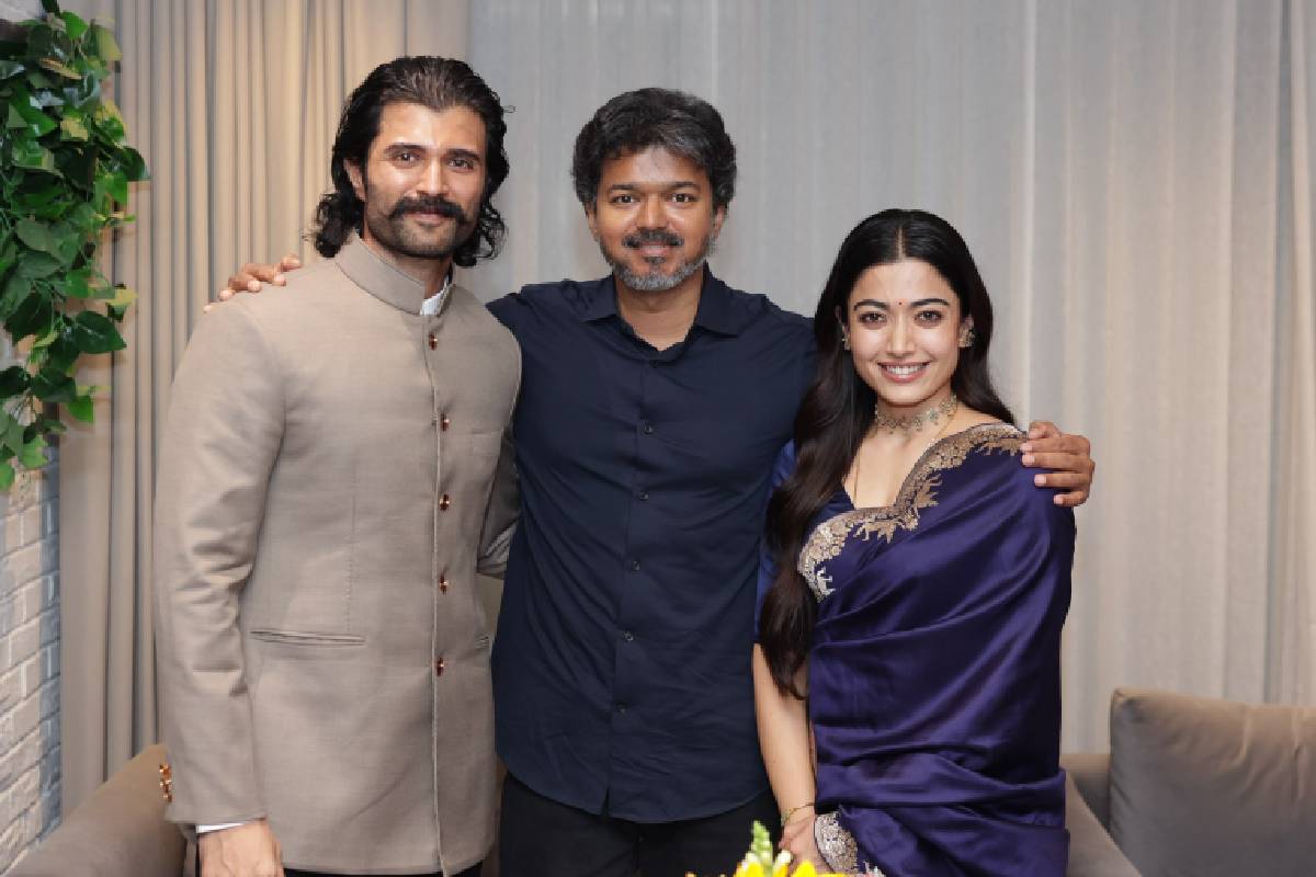ஒரே சந்திப்பில் ஃபேவரைட் ஆகிவிட்டார் முதல்வர் விஜய் - விஜய் தேவரகொண்டா நெகிழ்ச்சி! | Rashmika Mandanna Vijay Deverakonda Meet Cm Vijay