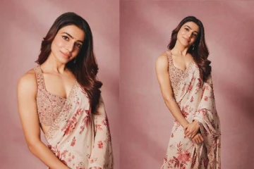 சேலையில் கூட இவ்வளவு அழகா?.. நடிகை சமந்தா லேட்டஸ்ட் ஸ்டில்கள்