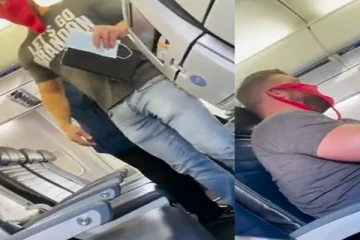 விமானத்தில் ஆண் ஒருவர் செய்த முகம் சுழிக்க வைக்கும் செயல்! பின்னர் நடந்தது என்ன?