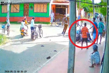 யாழில் காவல்துறை துரத்தி வந்த மோட்டார் சைக்கிளால் ஏற்பட்ட விபரீதம்