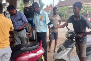 யாழ்.சித்தங்கேணியில் QR குறியீட்டு முறையில் எரிபொருள் விநியோகம்!