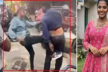 தவறான குறுஞ்செய்தி அனுப்பியவருக்கு நடிகை கொடுத்த அதிரடி சிகிச்சை ; வைரலாகும் வீடியோ