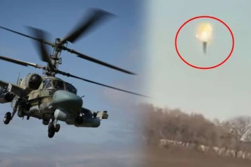 உக்ரைன் படை நடத்திய துல்லிய தாக்குதல்…வெடித்து சிதறிய ஹெலிகாப்டர்: வீடியோ ஆதாரம்