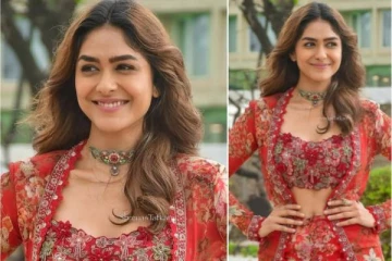 இப்படி ஒரு உடையா? நடிகை மிருணாள் தாகூர் லேட்டஸ்ட் கிளிக்ஸ்