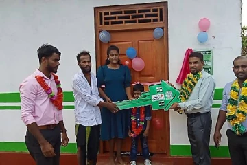 திருகோணமலையில் மக்கள் சேவை மன்றத்தினால் நிரந்தர வீடுகள் வழங்கி வைப்பு