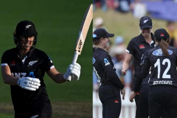 வெற்றிக்கு 6 ரன் தேவை..சிக்ஸர் விளாசி சதமும் அடித்த கேப்டன் (வீடியோ)