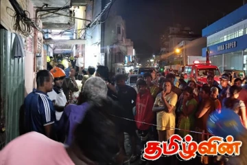 கொழும்பில் திடீரென உடைந்து வீழ்ந்த வீடுகளால் பரபரப்பு