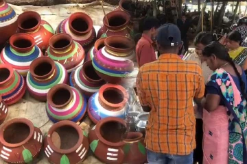 தமிழர் பகுதிகளில் களை கட்டியுள்ள பொங்கல் வியாபாரம்