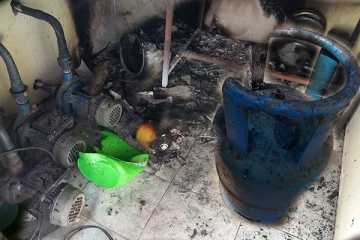 வைத்தியசாலை ஒன்றில் வெடித்த எரிவாயு அடுப்பு
