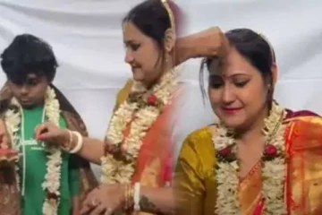 வகுப்பறையில் மாணவனை திருமணம் செய்த பேராசிரியை- வெளியான வீடியோ