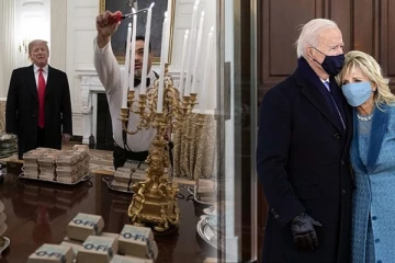 முதல் நாளே வெள்ளை மாளிகைக்குள் நுழைய முடியாமல் நின்ற அமெரிக்க அதிபரும் மனைவியும்... கதவு திறக்காததன் பின்னணி இதுதான்!