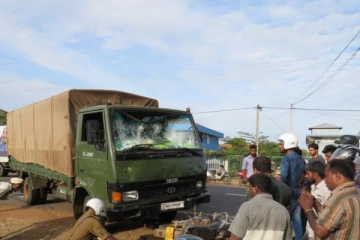 யாழில் இராணுவ வாகனத்தில் மோதியவருக்கு நேர்ந்த கதி