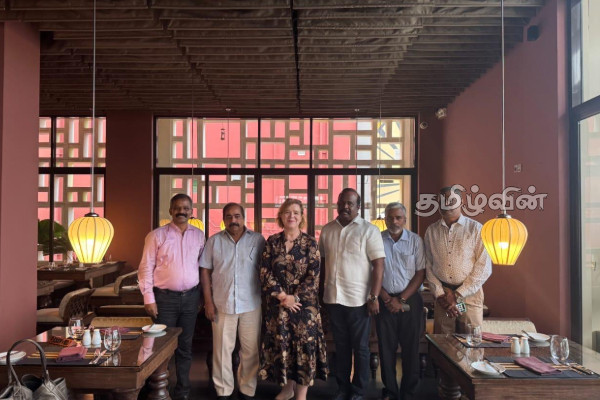 ஜனநாயக தமிழ் தேசிய கூட்டணியினருக்கும் இலங்கைக்கான கனடா தூதுவருக்கும் இடையே சந்திப்பு | Tamil National Alliance Canadian Srilanka ஜனநாயக தமிழ் தேசிய கூட்டணியினருக்கும் இலங்கைக்கான கனடா தூதுவருக்கும் இடையே சந்திப்பு | Tamil National Alliance Canadian Srilanka