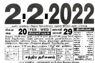 2-2-2022 இன்றைய நாளின் அபூர்வ தினம்! 200 ஆண்டுக்கு ஒரு முறை நடக்கும் அதிசயம்;