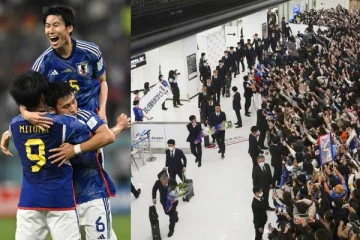 உலகக்கோப்பையில் சாம்பியன்களுக்கு அதிர்ச்சி கொடுத்த ஜப்பான் வீரர்களுக்கு உற்சாக வரவேற்பு!