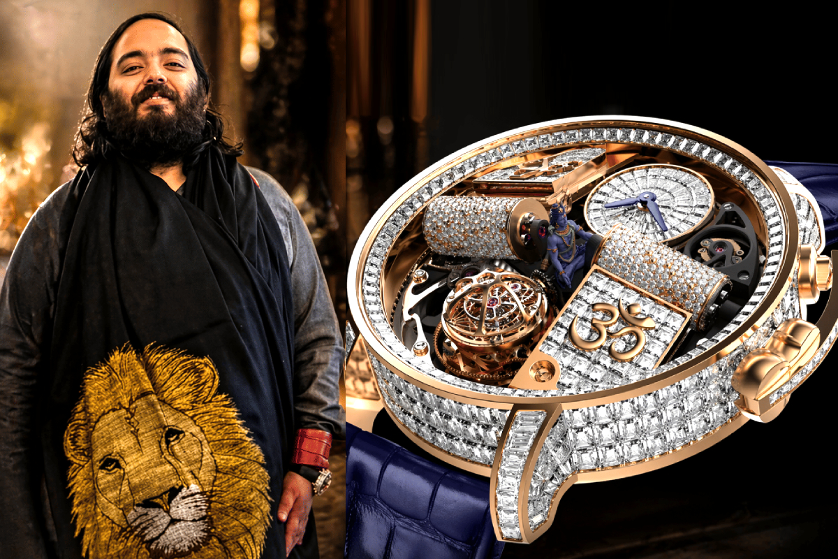Anant Ambani Shiva watch, Opera Godfather Baguette watch, Jacob & Co luxury timepiece, Diamond studded Shiva watch, Godfather melody watch India, Anant Ambani luxury lifestyle #AnantAmbani #ShivaWatch #LuxuryTimepiece #JacobAndCo #GodfatherWatch #DiamondWatch #IndianLuxury