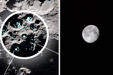 කර්කෂක සඳ මතුපිටින් ජලය හමුවෙයි.