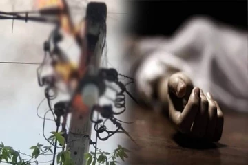 மின் கம்ப இணைப்பில் திடீரென ஏற்பட்ட தீ : அதிர்ச்சியில் ஒருவர் உயிரிழப்பு