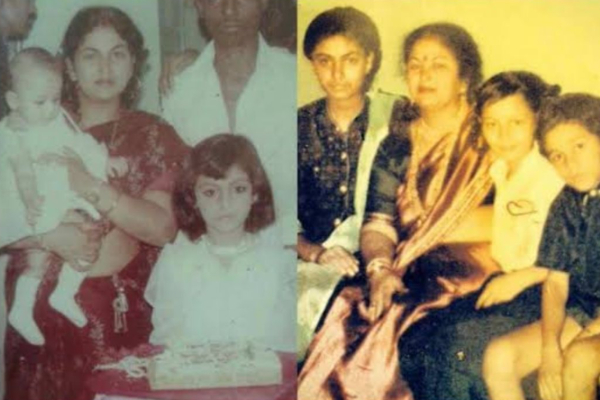 இந்த புகைப்படத்தில் இருக்கும் டாப் நடிகை யார் என தெரிகிறதா! அட இந்த நடிகையா | Actress Simran Childhood Photo
