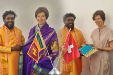 இலங்கையில் ஆரம்பிக்கப்பட்டுள்ள சைவநெறிக்கூடம்: நேரில் சென்று பார்வையிட்ட சுவிஸ் தூதுவர்