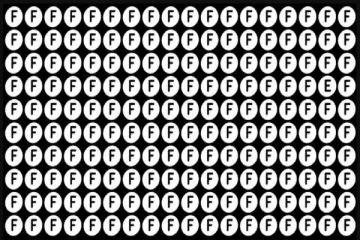 Optical illusion: படத்தில் F கூட்டத்தில் மறைந்திருக்கும் E எழுத்து எங்கே உள்ளது?