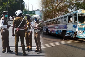 கொழும்பு - அவிசாவளை வீதியில் பாரிய விபத்து: 22 பேர் காயம்