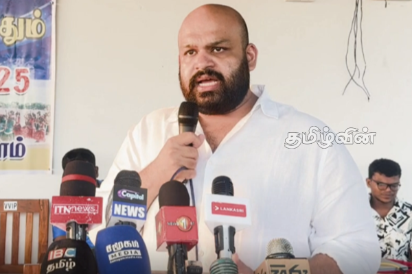 அரசாங்கத்தின் கைது நடவடிக்கைகளை வரவேற்கும் தமிழரசு கட்சி | Sanakiyan Mp Press Meet