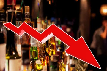 இலங்கையில் மதுபான பாவனையில் பாரிய வீழ்ச்சி