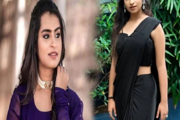 ட்ரெண்டிங் சேலையில் நடிகைகளுக்கே டஃப் கொடுக்கும் சிவாங்கி! குவியும் லைக்குகள்